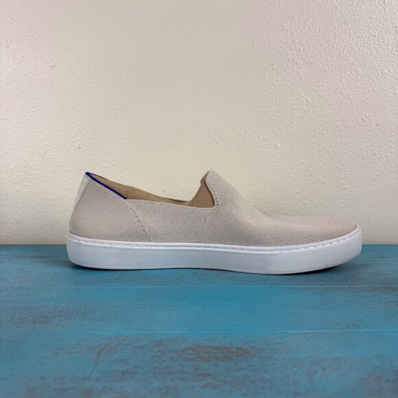 Rothys 'The Original Slip On Sneaker' In Sand Tan Womens Size 11 - Picture 8 of 11